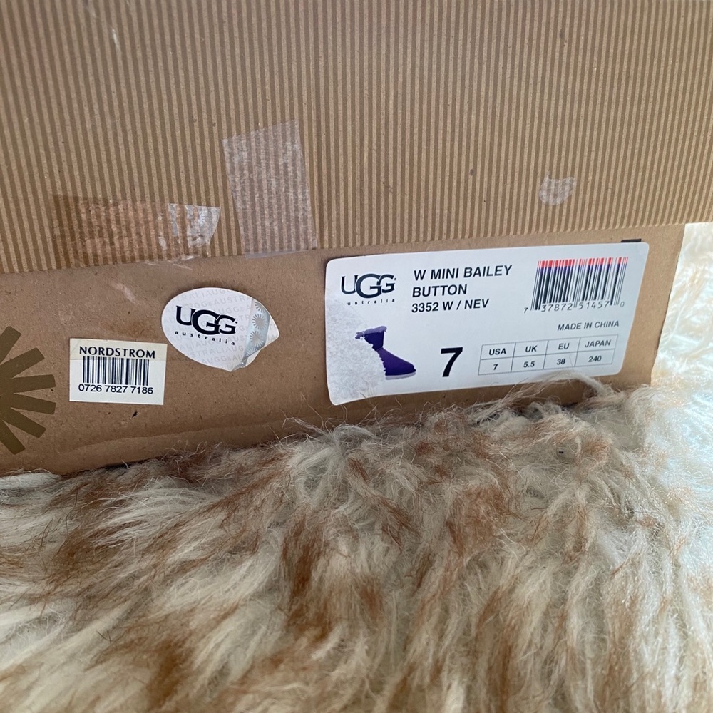 Purple Mini Bailey Button Ugg - image 2